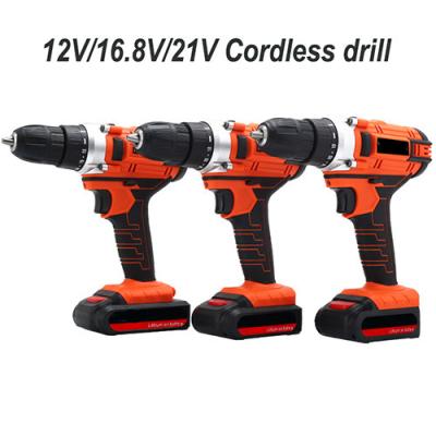 China 2200mAh Electric Power Drill , Battery Operated Drill Machine With 2 Battery Pack for sale