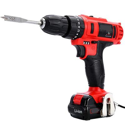 China Lithium Ion Battery 18V Cordless Drill Machine For DIY Project Brushed Motor for sale