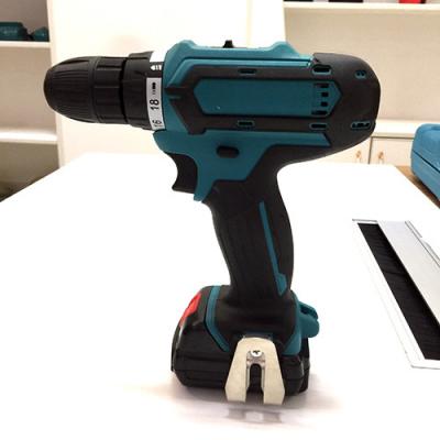 China Power Indicatior 12v Battery Drill , Blue Cordless Power Tools Soft Grip for sale