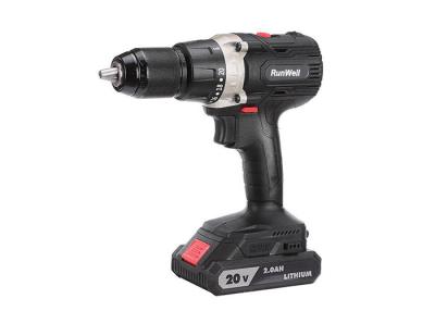 China 21V Brushless Cordless Drill Driver Compact 10mm  keyless Chuck Lithium Ion Battery 2000mAh for sale