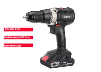 China Fast Charger Hammer Impact Driver , Portable Cordless Brushless Impact Driver for sale