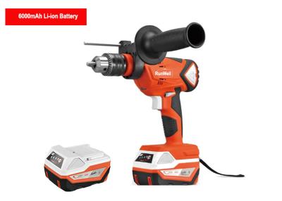 China 0 - 1800RPM Cordless Hammer Drill Driver With Handle 6000mAh Li - Ion Battery for sale