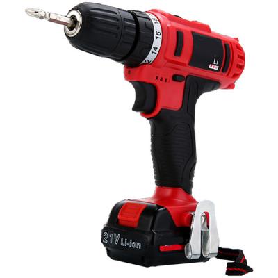 China 21V cordless drill 1500Ah Lithium Ion Battery Powered Drill for sale