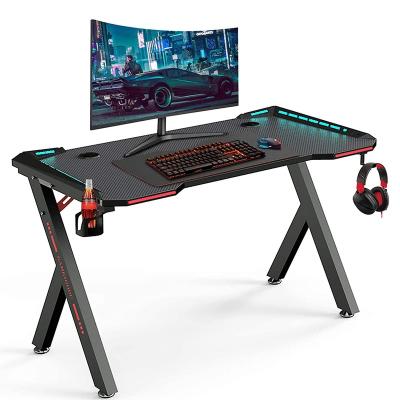 China Morden Adjustable Ergonomic Style (Height) Table PC Computer Corner Multifunctional Cheap Gaming Desk For Game Player for sale