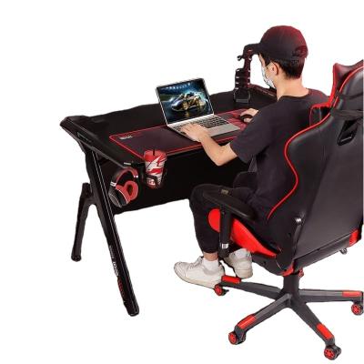 China Other Competition Racing Gaming Desk RGB Led Gaming Computer Table For Gamer for sale