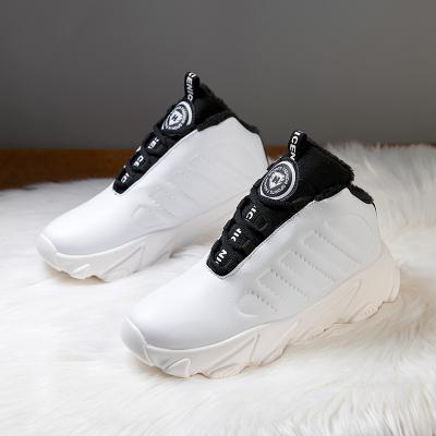 China High Quality Basketball Shoes Rubber 2021 New Winter Fashion Couples Comfortable Sports Basketball Shoes High Top Sneakers For Women for sale