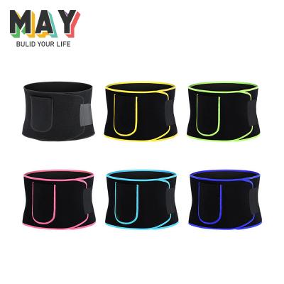 China Nylon Breathable Waist Trainer Bones Double Waist Belt Exercise May Band Waist Trainer for sale