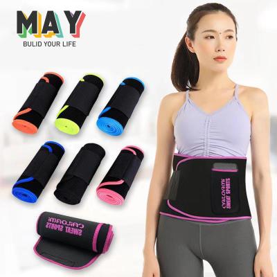 China Polyester May Wholesales Sweat Women Slimming Sweat Belt Corset Waist Trainer for sale