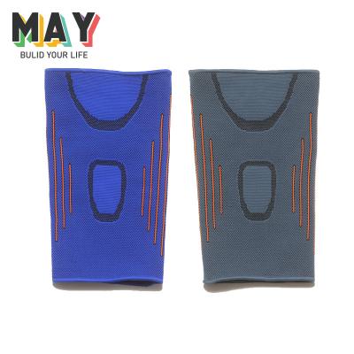 China Spandex & May Nylon Fitness Pad Wraps Weightlifting Gym Blue Knee Sleeves for sale