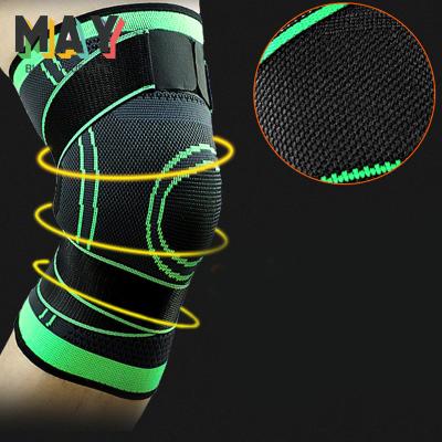 China Adult May Strap Pressure Knitting Breathable Sports Weightlifting Dance Knee Sleeve for sale