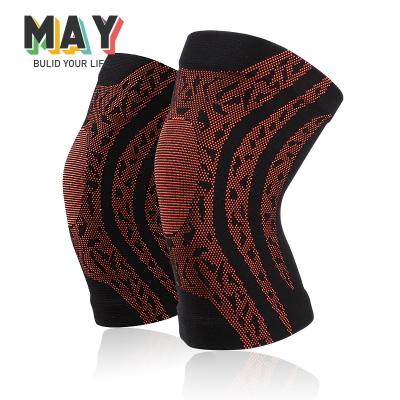 China Neoprene May Sleeves Nylon Stock White Immobilizer Adult Knitting Orthopedic Kneepad Brace for sale