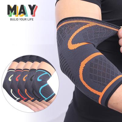 China Adult May Outdoor Sports Lengthened Breathable Elbow Protector Elbow Support for sale