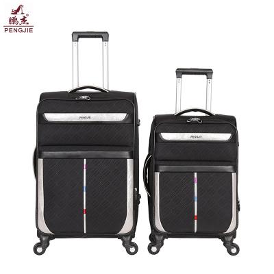 China Professional Trolley Case Travel Package Back to College Students Cotton Fabric Trolley Luggage Bag for sale