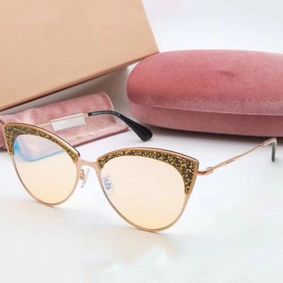 China 2021 Fashion and Metal Sunglasses China Trendy Acetate Custom Logo Women Sunglasses Supplier for sale