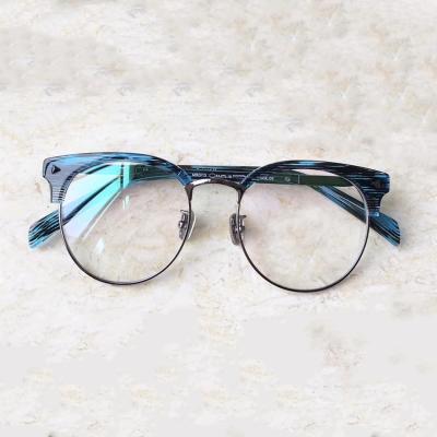 China PROTECT EYES Swiss Design 2018 Stainless & Acetate & Titanium Optical Frames for sale