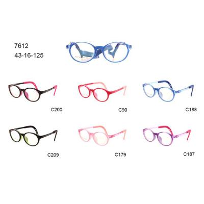 China Eyewear Frame Kids Cheap Round Optical Frames Glasses Frame Silica Gel Material Eyeglass Styles for sale