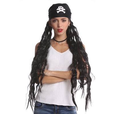 China Party cosplay decoration pirates long party wigs for carnival Halloween for sale