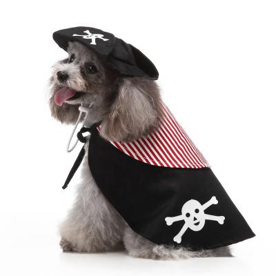 China Viable Halloween Pet Pirate Costume and Hat for sale