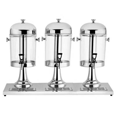 China Popular high end stainless steel hotel restaurant 8/16/24l beer juicer dispenser fresh drink squeezer juicer for sale