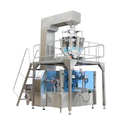 China High Speed Stand Up Pouch Packaging Machine voor het wegen en vullen van suikerpoeder 100g Te koop