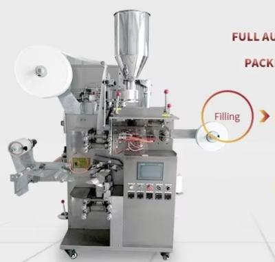 China Plastic Film Packing Material Automatic Coffee Tea Pod Packaging Machine with Coating for sale