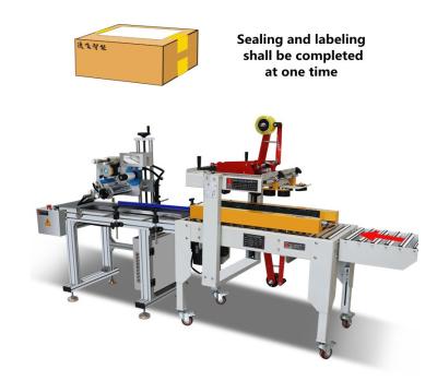 China Directly Supply accuracy Automatic Sealing and Labeling Machine for Supermarkets for sale