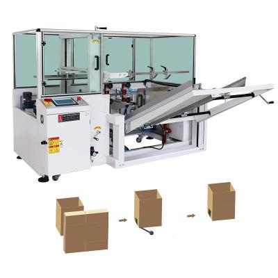 China 1900x2080x1492mm Semi-automatic Packing Line Carton Erecting Forming Sealing Machine for sale