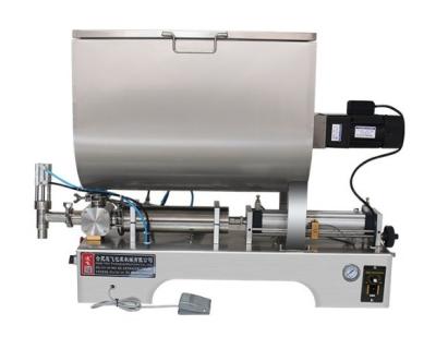 China Suitable for Viscous Foods Bottle Filler Liquids Water Dosing Chili Paste Filling Machine Mixer Filler for sale