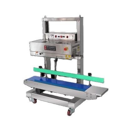 China Food Packaging Pouch Bag Heat Sealing Machine With Adjustable Height For Plastic Bags for sale