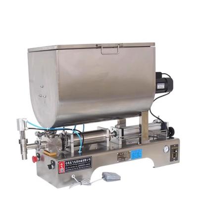 Chine 1100*480*800 mm Machine de remplissage pneumatique horizontale pour la sauce en acier inoxydable 304 à vendre