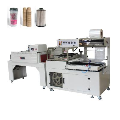 China Fully Automatic PVC POF Bag Side Sealing And Shrinking Machine Cutting Heat Shrink Seal Machine for sale