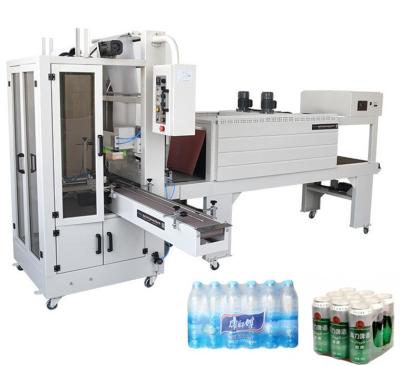 China Applicable PE Film Heat Tunnel Shrink Wrapping Machine for Water Pet Bottle Packaging for sale