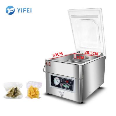 China Customizable Voltage Semi Auto DZ 260 Table Type Vacuum Sealer for Smoked Fish and Food for sale