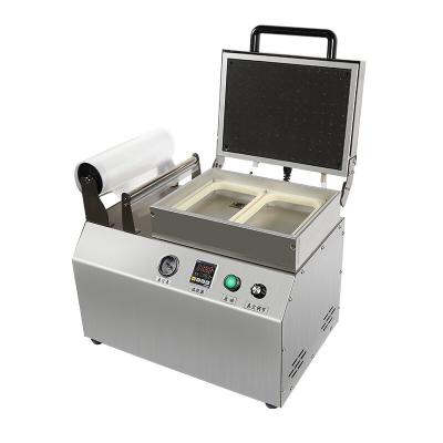 China 10m3/H Pump Rate Tabletop Automatic Thermoforming Vacuum Machine for Food Tray Sealing for sale