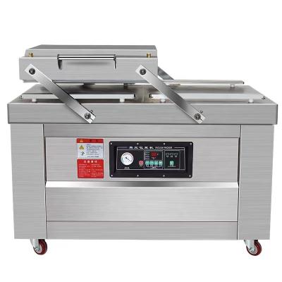 China Food Shop DZ-400/2S-P Double Chamber Vacuum Packing Machine LCD Control Vacuum Sealer for sale