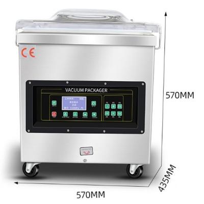 China Automatic Vacuum Sealer for Food Rice Fish Meat Coffee Beans Bread Packaging Type Pouch for sale