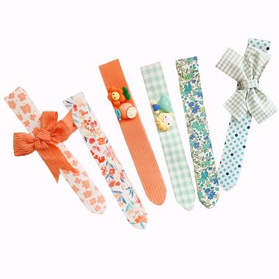 China Wholesale Sweet Cute Children's Bowknot Magic Broken Hair Stickers Color Sweet Cute Kids Bowknot Wild Hair Band Girls Headband Accessories Japan and Korean Style for sale