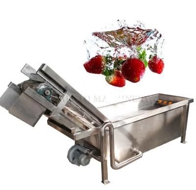 China Easy operation fruit processing line seal/seafood bubble washing machine/vegetable washing machine home for sale