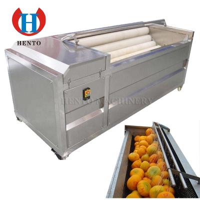 China Good performance potato washing machine/root vegetable washing and peeling machine/potato peeler machine for sale