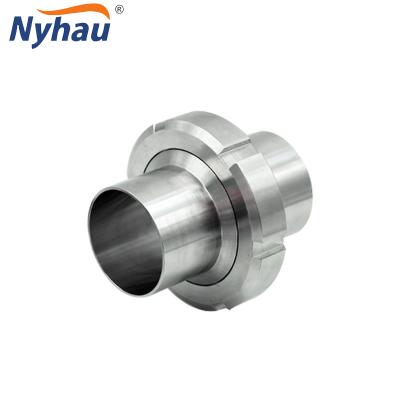 China SS304 SS316L nyhau food steel pipe stainless steel pipe connectors stainless male femal straight unions unions for sale