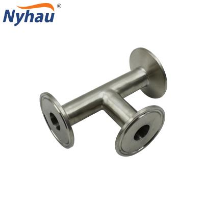 China China factory custom wholesale sanitary pipe fitting cross of beer/sanitary eblow/sanitary tee for sale