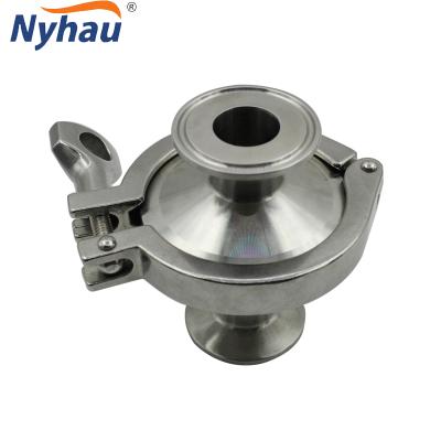 China General nyhua check valve manufactures 2 inch sanitary stainless check valve for use in pipe flow reversal for sale