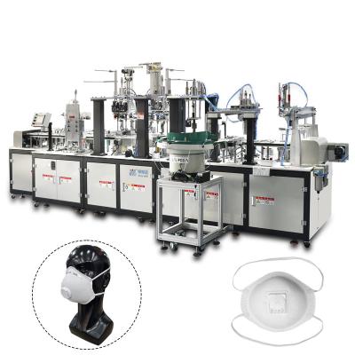 China energy & Extracting High Quality N95 Cup Shape Nonwoven Mask Making Machine for sale