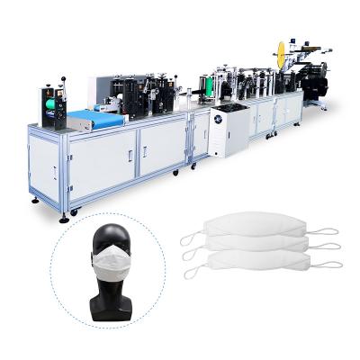 China energy & Fully Automatic Face Mask Machine KF94 Fish Body Extracting Type Face Mask Making Machine for sale