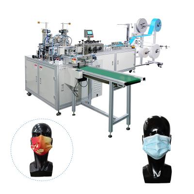 China Automatic Advertising Company Color Tracking Placing Small Body Flat Mask Machine for sale