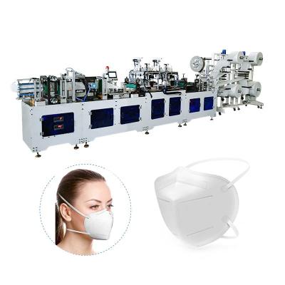 China energy & Automatic Extracting Folding 1+1 KN95 Mask Machine Maker for sale