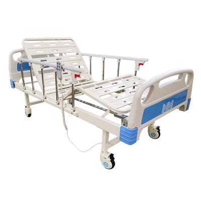 China Wholesale Metal Normal Bed 2 Function Electric Hospital Bed For Patients With ABS Caster for sale