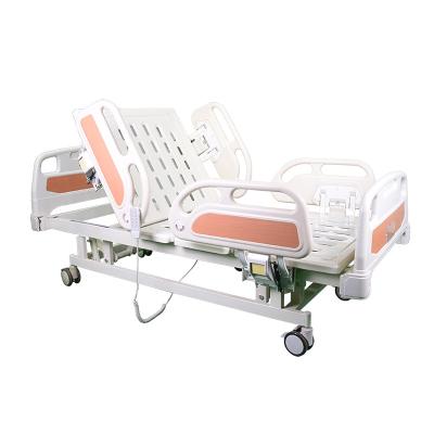 China New ICU Comfortable Medical Metal Bed 5 Function Electric Hospital Bed For Patients for sale