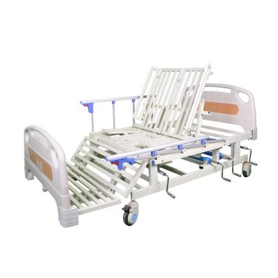 China Logo Chair Position Clinic Bed Patient Private Multi Function Elderly Or Nursing Manual Bed For Home for sale