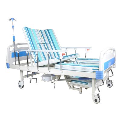 China Elderly Or Elderly Patient Use Manual Home Nursing Bed Cheap Price With Anti Slip And Fall Down Function for sale